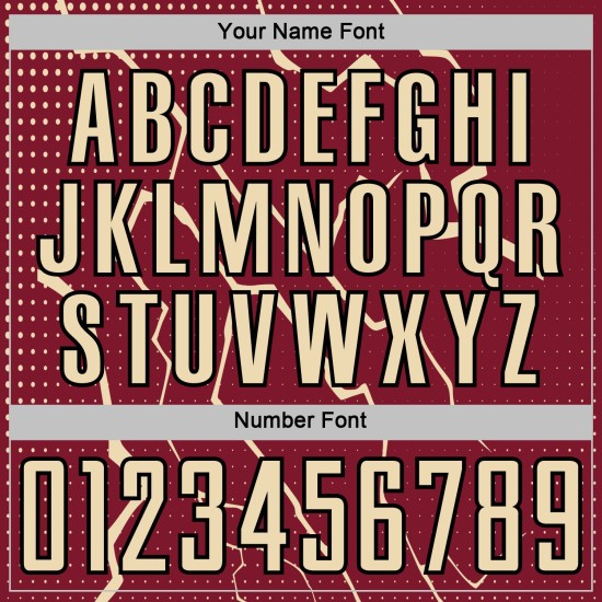 Custom Uniform Jersey Lightning Sports Soccer Sublimation Crimson Cream-Black Custom Uniform Jersey Lightning Sports Soccer Sublimation Crimson Cream-Black