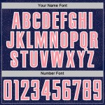 Sports Pink-White Geometric Soccer Sublimation Jersey Custom Medium Uniform Navy Shape